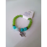 Náramok amazonit + jadeit